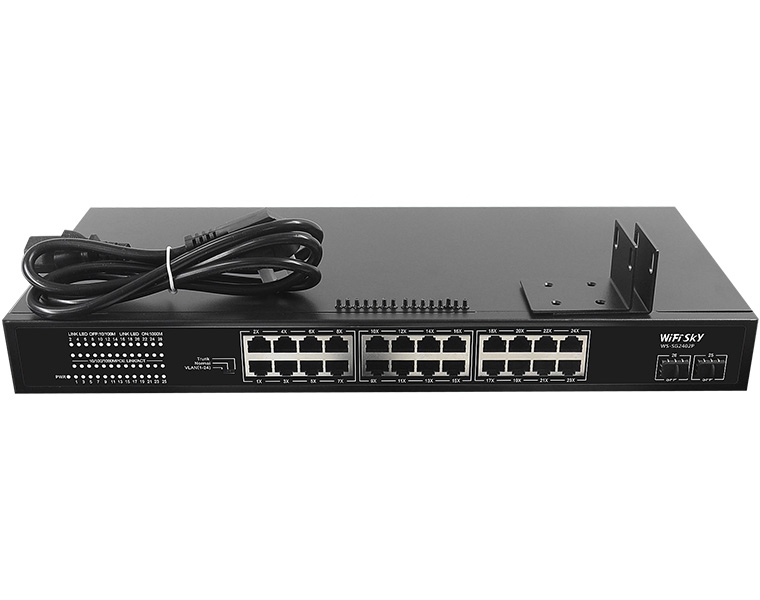 24口千兆POE交換機  WS-SG2402P
