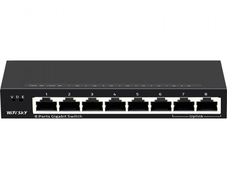 8口千兆智能以太網交換機 WS-SWG1080