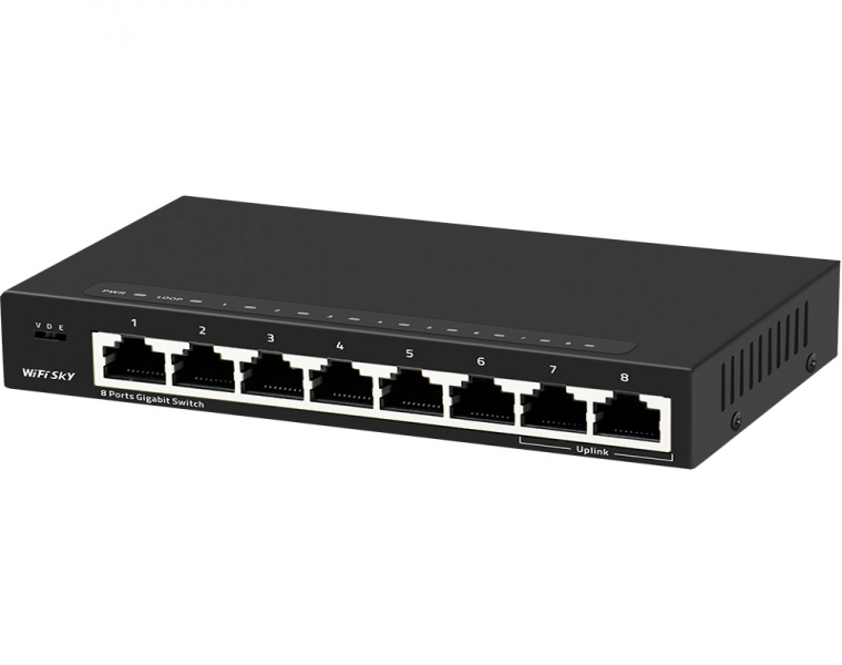 8口千兆智能以太網(wǎng)交換機 WS-SWG1080